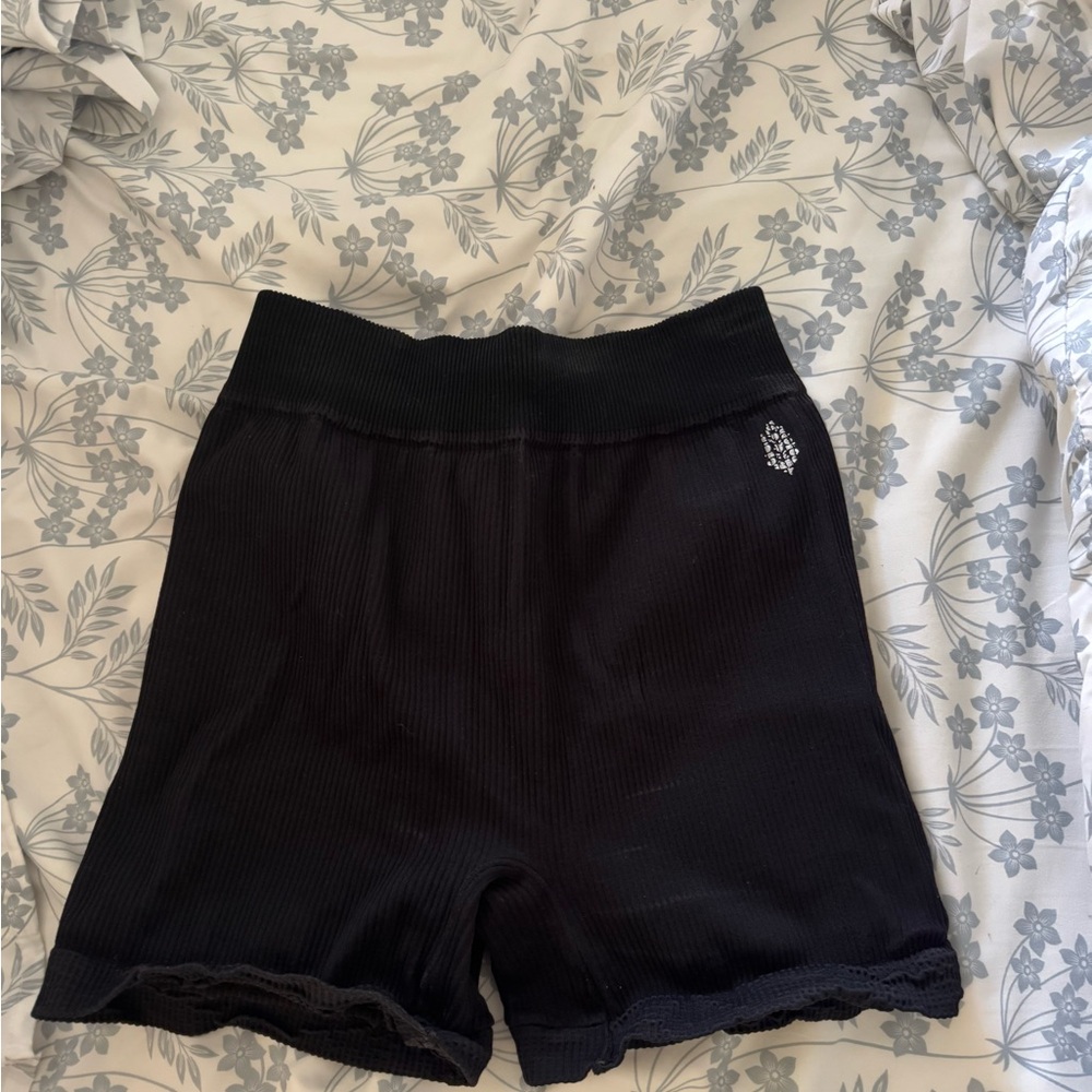 Free People Movement Bike Shorts Black Women's Shorts